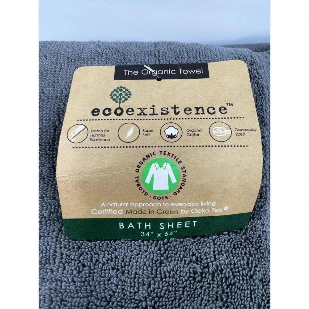 Eco Existence The Organic Towel Eco- melange 2 Pc Bath Sheets 34